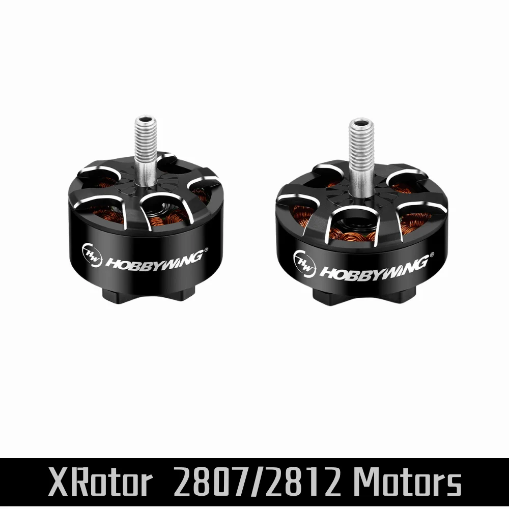 HOBBYWING Xrotor 2807/2812 900/1100/1300KV 4-6S 1500KV 4-5S / 1700KV 3-4S Bürstenlose Motoren FPV Racing Drohne Zubehör