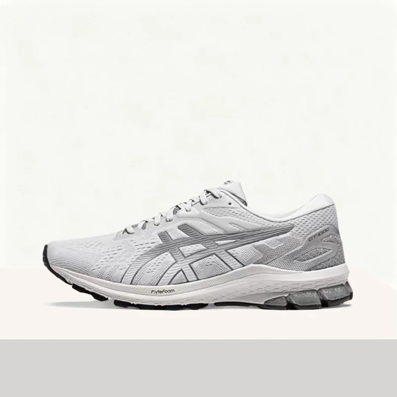 ASICS GT-1000 10 Men's Gray Low-Top Trainers – Cushioned Durable Sole & Comfortable Everyday Sprinting Performance 1011B836-022