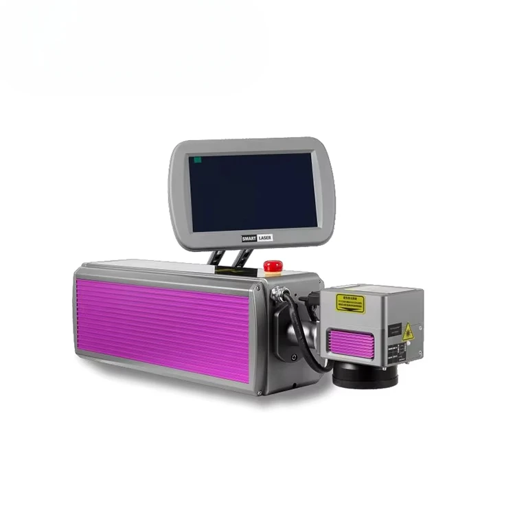 High-quality Metal steel marking desktop mini portable uv laser marking machine Integrated laser coding System