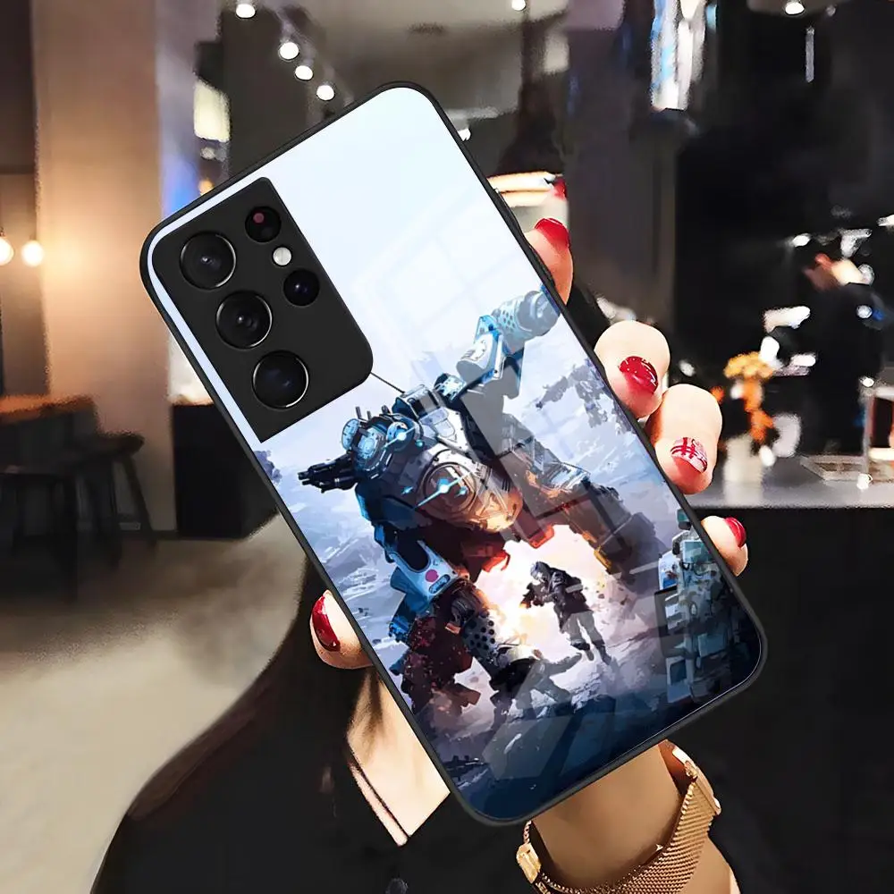 Hot Game T-Titanfall 2 Phone Case For Samsung S26 S25 Plus S20 S20 Plus S22 Ultra S23 FE S21 Plus S21 Ultra Glass Cover