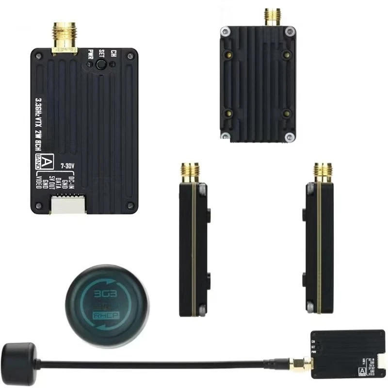 3.3G VTX Micro FPV Camera Drone RC Parts Accs 0.000001Lux 2.1mm Lens 16-9/4-3 NTSC/PAL Multi-Rotor