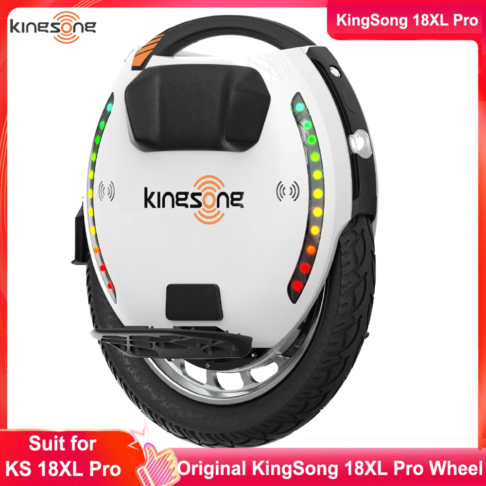 

Оригинальный KingSong 18XL Pro 84V 1554Wh, мощность двигателя 2200Вт, пиковая мощность 4600Вт, максимальная скорость 60 км/ч, шины 18*2.5 дюйма для KingSong 18XL Pro.