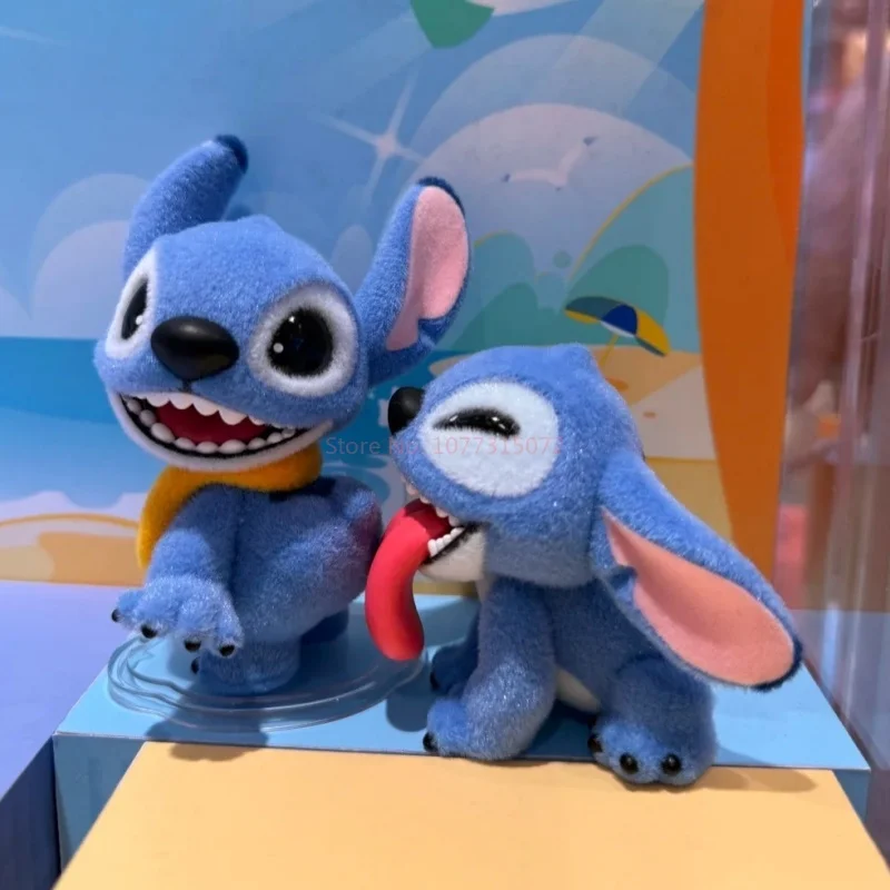 Nova disney stitch caixa cega mao mao aventura série misteriosa caixa surpresa figura pvc modelo brinquedo decoração coleção brinquedos