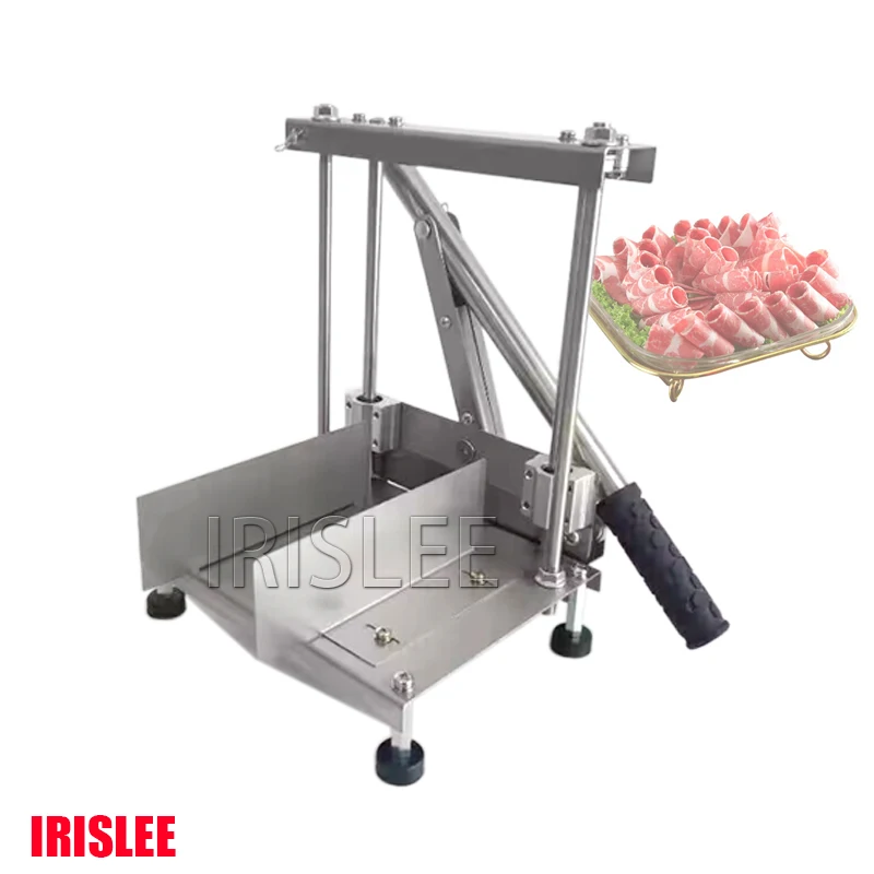 Mutton Rolls Cutter Meat Slicer Kitchen Gadgets Household Manual Lamb Slicer Frozen Meat Cutting Machine