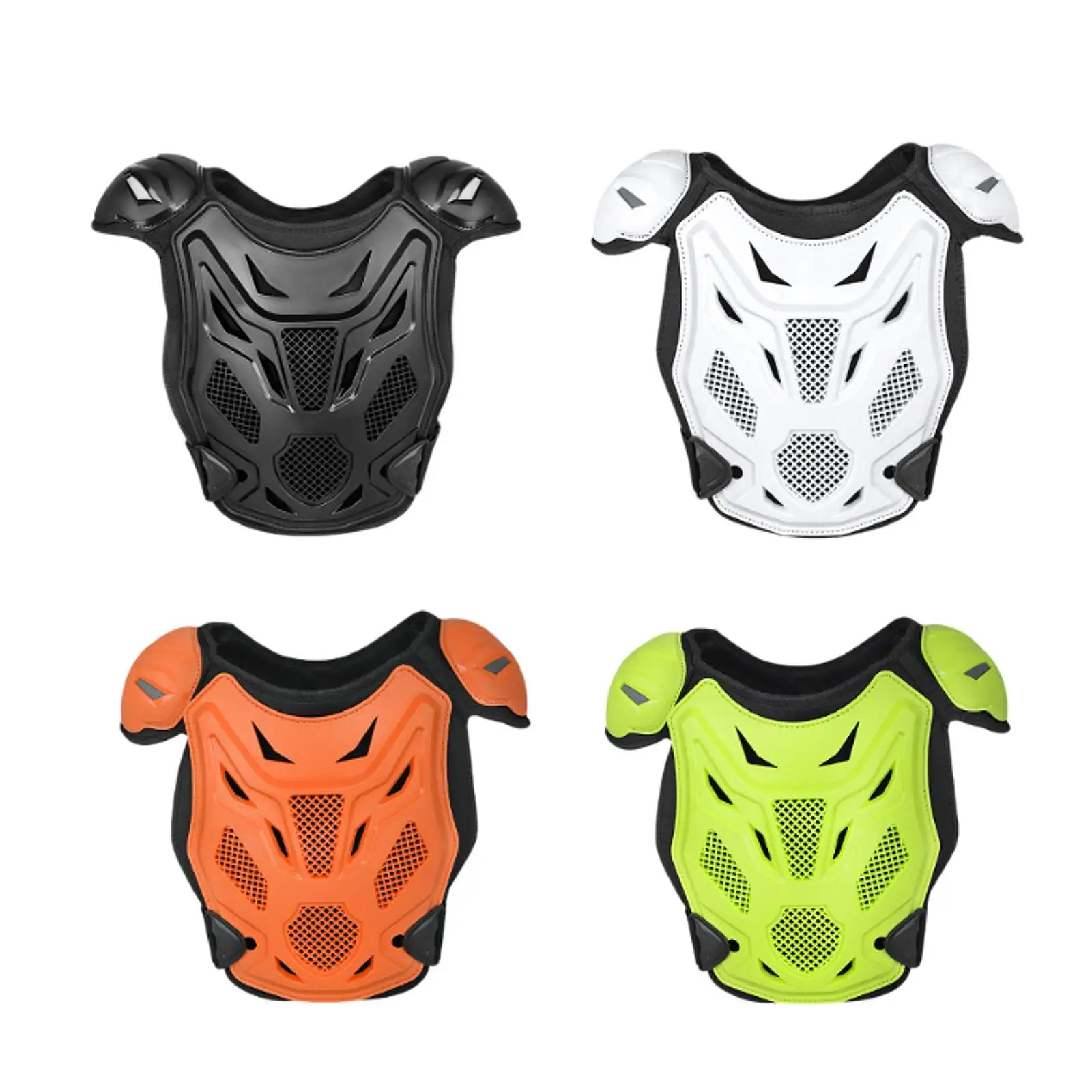 

Kids Motorcycle Armor Chest Protector Lightweight Adjustable Straps Body Armor