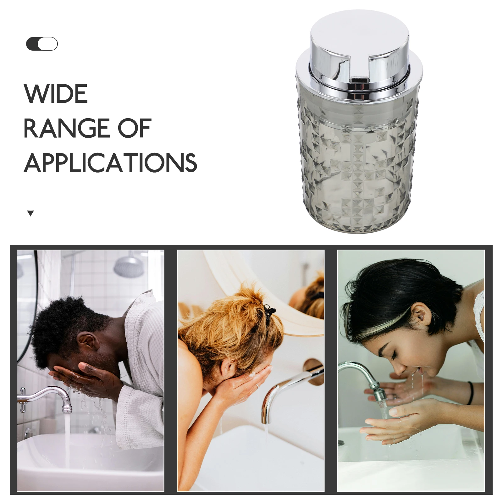 مضخة زجاجية قابلة لإعادة الملء لتنظيف الوجه وغسول الجسم وحمام اليد والمطبخ واستخدام الصابون الرغوي وصابون اليد الرغوي الزجاجي #6