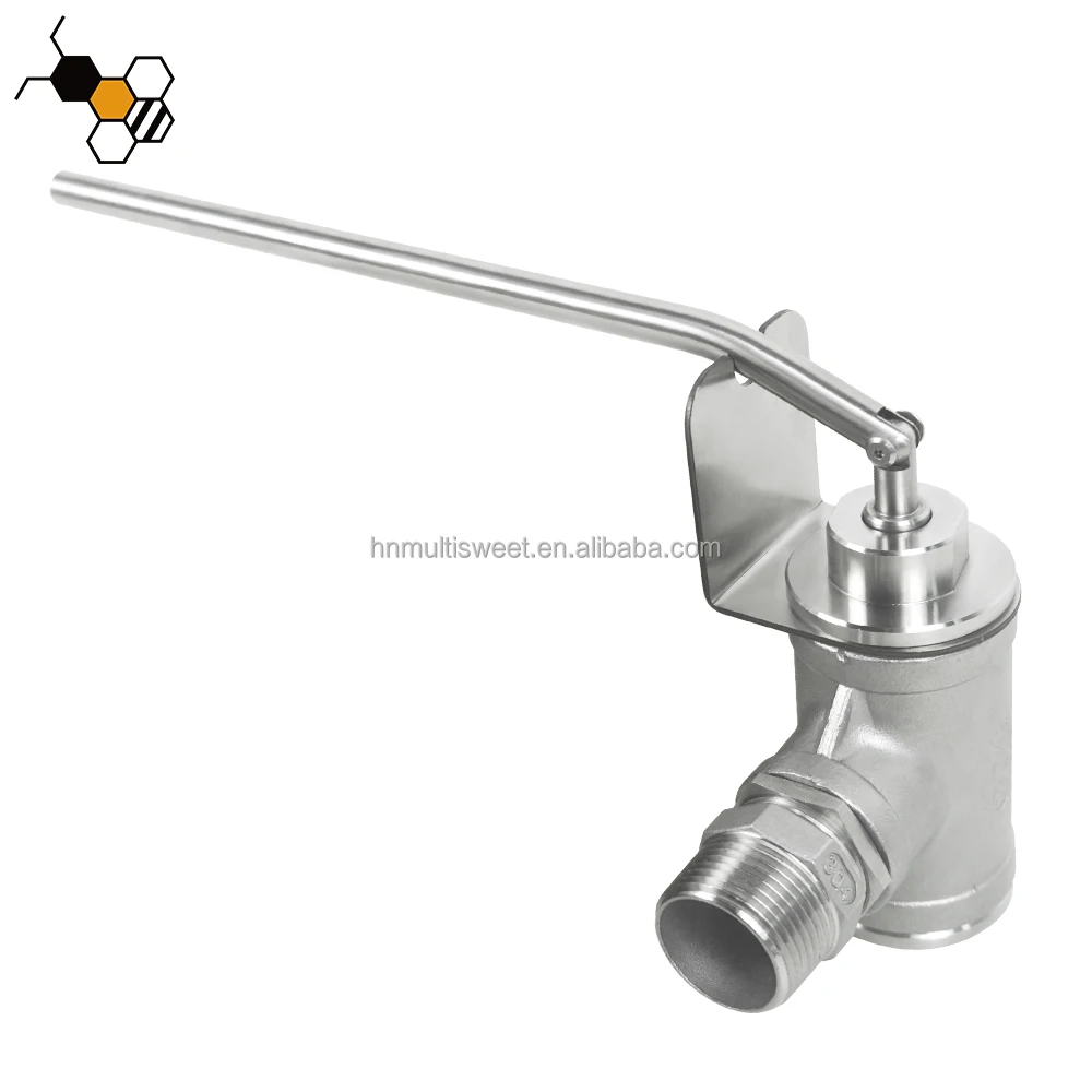 

Upgraded 304 Stainless Steel Honey Heating Tank Gate Handle Press Lever Valve for Heated Honey Tank Outlet
