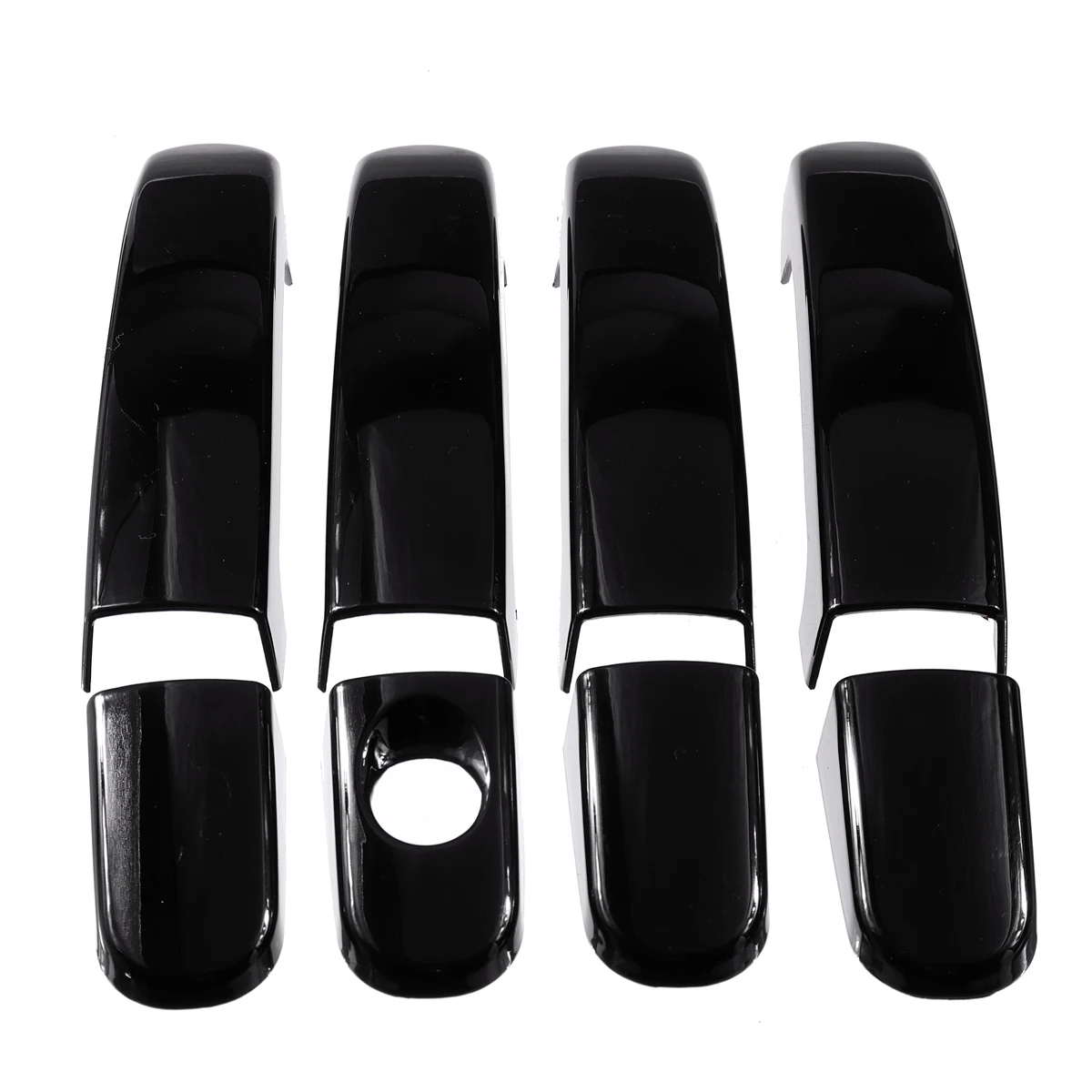 【Price Drop !!】-8 PCS/SET Car ABS Glossy Black 4 Door Handle Covers For Ford Focus Escape Kuga Ranger 2013 2014 2015 2016 2017 2