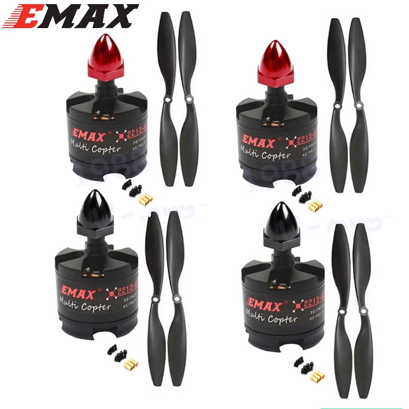 4set/lot EMAX 2212 MT2213 935KV Brushless Motor for F450 F550 X525 Multicopter Quadcopter 1045 Propellers