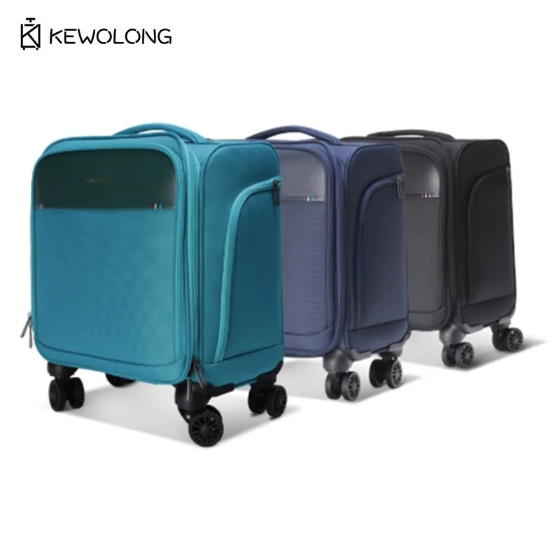 

14-дюймовая легкая ручная кладь с вращающимися колесами — прочный чемодан из ткани Оксфорд, портативный чемодан для путешествий