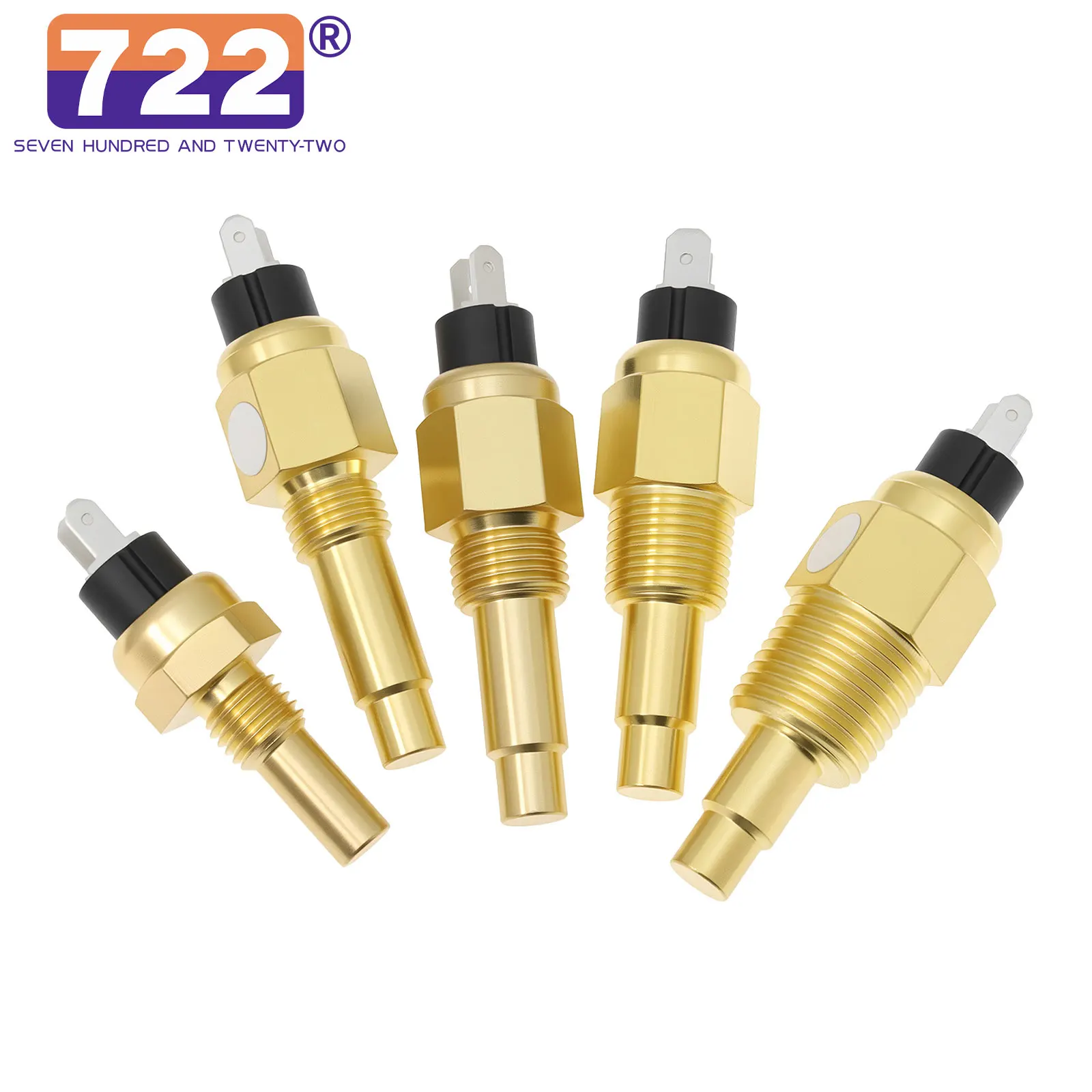 

Universal Water Temperature Sensor 3/8NPT 120℃ Alarm Meter Water Temp Sensor 12MM 14MM 16MM 17MM 21MM For Car Auto Truck Boat