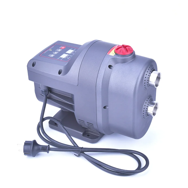 1HP محرك المغناطيس الدائم محرك الفولاذ المقاوم للصدأ متعدد المراحل نظام مضخة معززة للمياه بالطرد المركزي مع مستشعر الضغط والتدفق