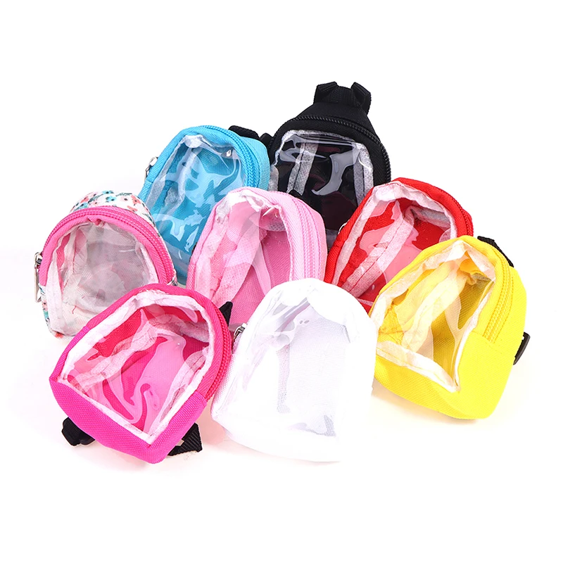 Doll Transparent Backpack Bag Accessories Mini Toys Cute Children Gifts Fit For 1/6 Doll