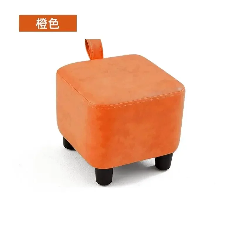 

Cute Small Stools for Household Use Small Stool Living Room Furniture Shoe Changing Footstool Square Ottomans for Sitting Bench