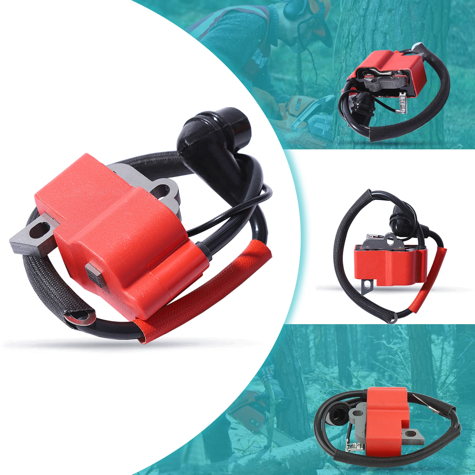 Imagem -03 - Bobina de Ignição para Motosserra Makita Dcs460 Dcs510 Dcs5121 Dolmar Ps5000 Ps460 Ps-500 Ps-510 Ps-5105 Ps-5100s 181143204 181143200