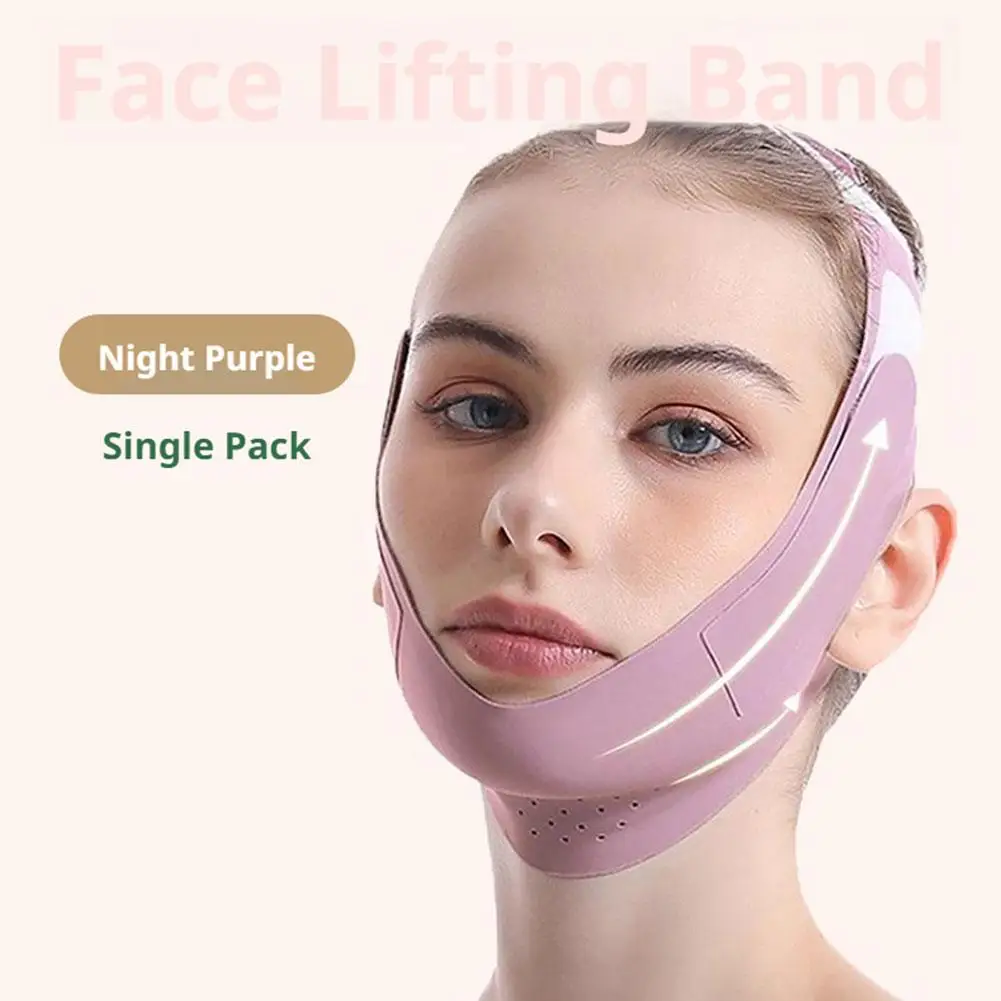

Lifting Facial Artifact Firming Nasolabial Folds Double Chin Improve Sleep Mask Polyester Double Firming V-face Lifting Bandage