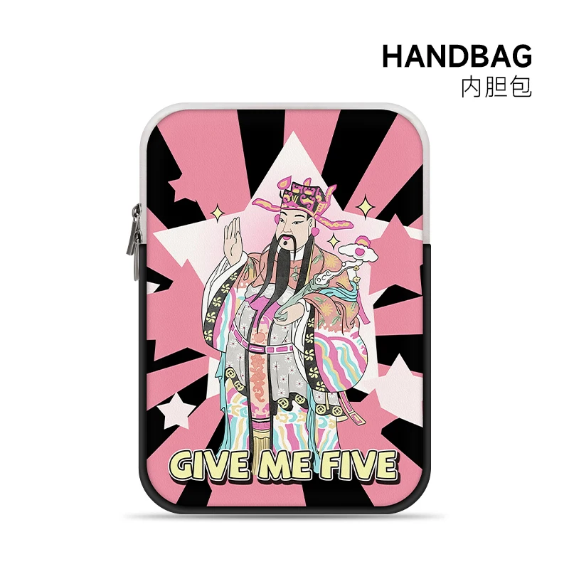 Fairy Pink God of Wealth Computer Inner Bag 14 inch Female Suitable for Lenovo Laptop Storage Bag