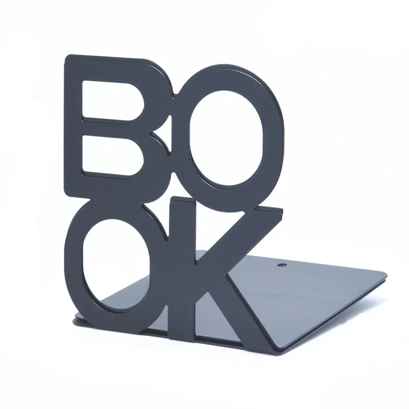 Imagem -05 - Book Stand Suporte Sample Iron Bookend Antiderrapante Rack Shelf Holder Desktop Art Papelaria Escola Acessórios de Escritório Pcs