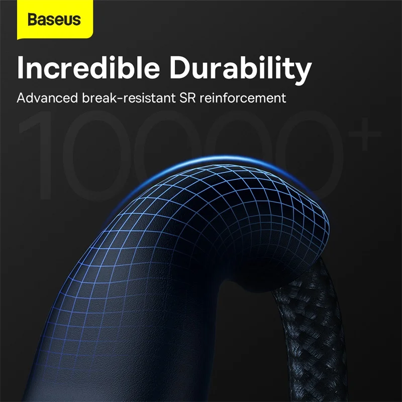 Baseus 3 in 1 USB C to USB Type C Cable For iPhone 14 13 PD 100W Fast Charging Charger Cord For MacBook Xiaomi Micro USB Cable