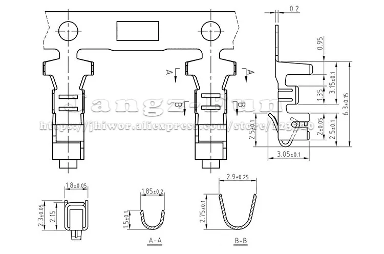 1000pcs JST XH 2.54 Plug 2.54mm XH2.54  XH2.54 Terminal plug  Connectors 2.54MM 0.1inch Wire Cable Housing Female Pin