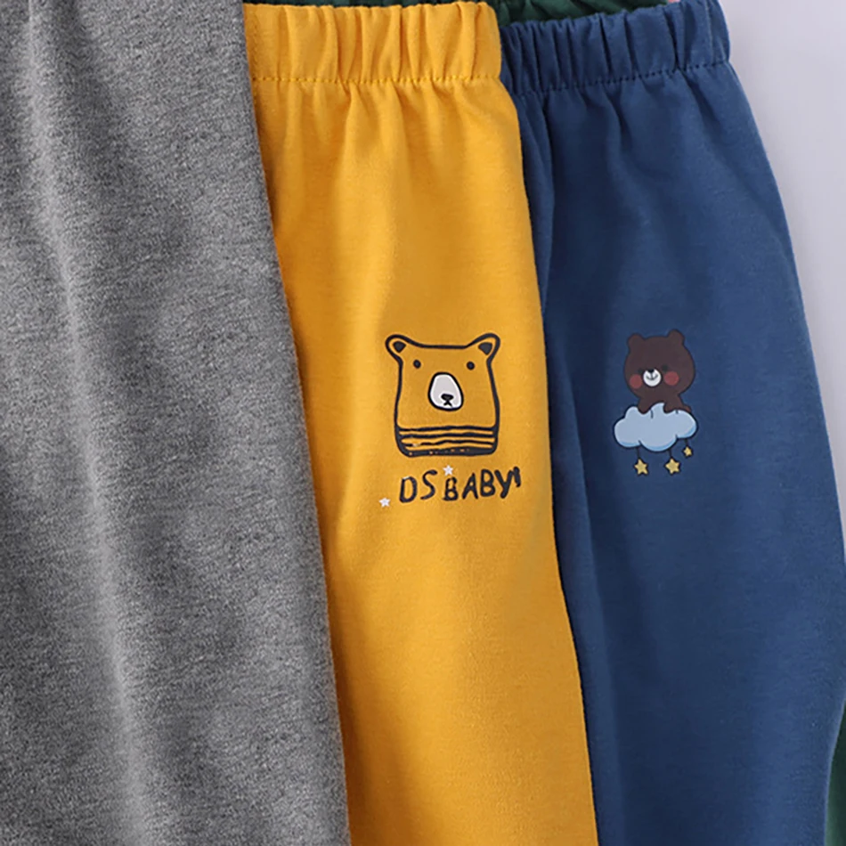 Baby Kids Bottoms Unisex Casual Long Pants for Boys and Girls Spring Autumn Elastic Waist Cartoon Animal Capris Children Clothes - Image 4