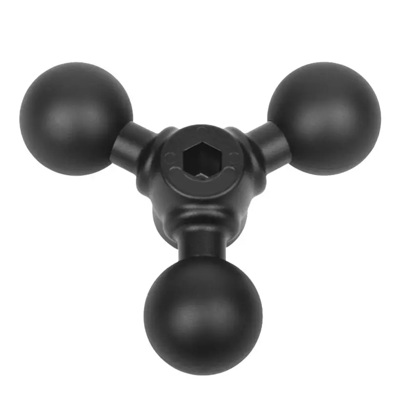 

Multi Directional Adapter 1.5 Inch Ball Head Triple Metal Ball Mounting Joint Extension Adapter