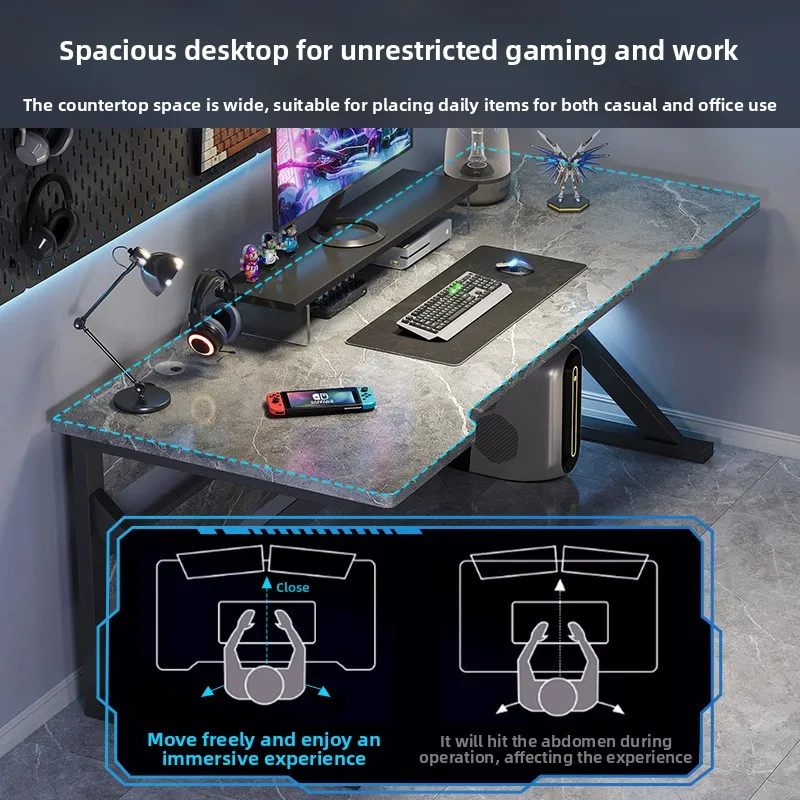 High-end Gaming table Modern simple desktop video game competitive table Simple office learning computer table