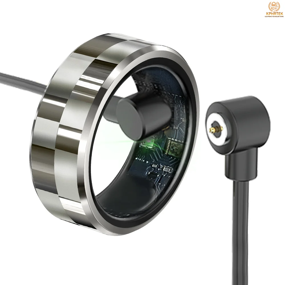R9 Smart Ring Health Monitoring Charging Compartment Photo Blood Oxygen Sleep Source Factory Ring Cross-Border Wholesale