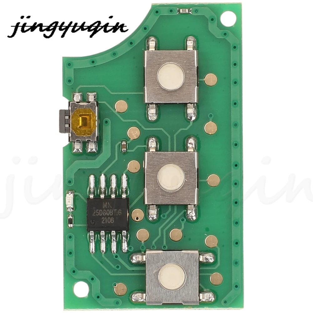 jingyuqin 4 Buttons Remote Car Key Circuit Board Fob 315MHZ 1J0959753AM / 1J0959753DC For VW Volkswagen Golf 2009 NBG92596263