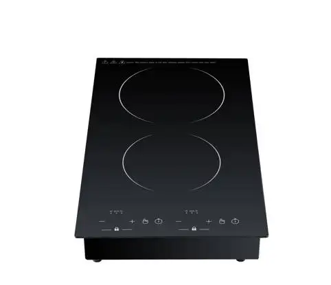 Kitchen Appliance Induction Hob 1800+1800W Built in 2 Burner Induction Cooker