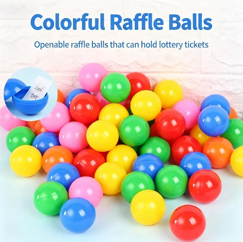 28-50mm Openable Plastic Capsule Balls Macaron Color Empty Toy Sphere for Vending Machine Party Game Lottery Draw Gift Container