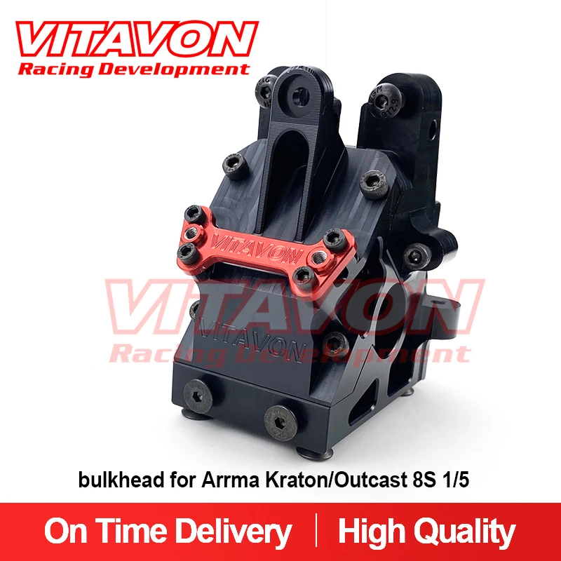 VITAVON Redesigned CNC Alu7075 Bulkhead V2 For Arrma Kraton 8S/Outcast 8S 1/5