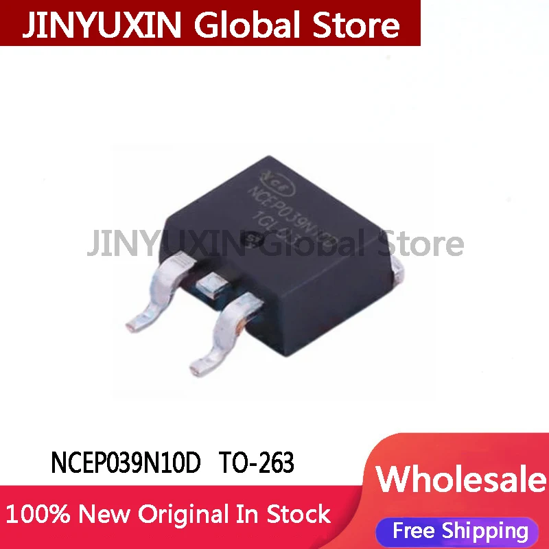 10Pcs NCEP039N10D NCEP039N10 TO-263 SMT MOS transistor IC in Stock Wholesale