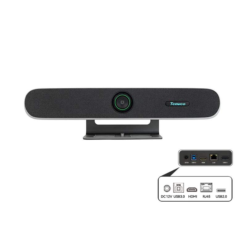 FOR TENVEO PC speaker audio & video integrated conference camera intelligent viewing wide-angle 4k video speaker