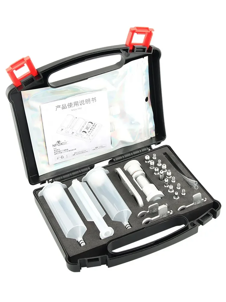 AliExpress nfox NFOX PRO 2025 New Hydraulic Disc Brake Bleed Exhaust Repair Tool Kit Set Professional Universal for E Bike Bicycle Motorcycle
