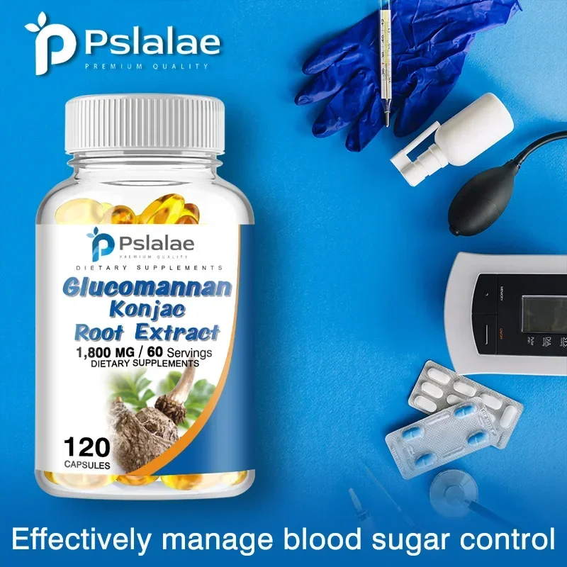 Glucomannan 1,800 Mg Per Serving - Increases Feelings of Fullness and Relieves Constipation