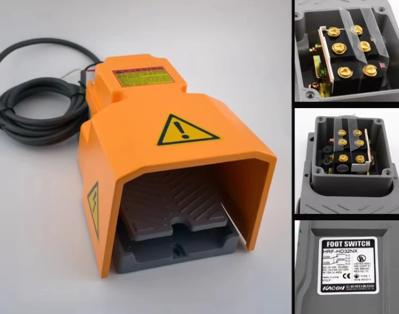 Interruttore a pedale in lega di alluminio coreano Kaikun HRF-HD32NX controller a pedale per cesoia 2a + 2b