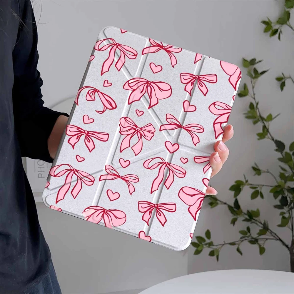 Best Seller Bow Hearts For Samsung Galaxy Tab A8 A9 A11 S6 S7 S8 S9 S10 FE Plus Lite Protective With Pen Slot Tablet Case