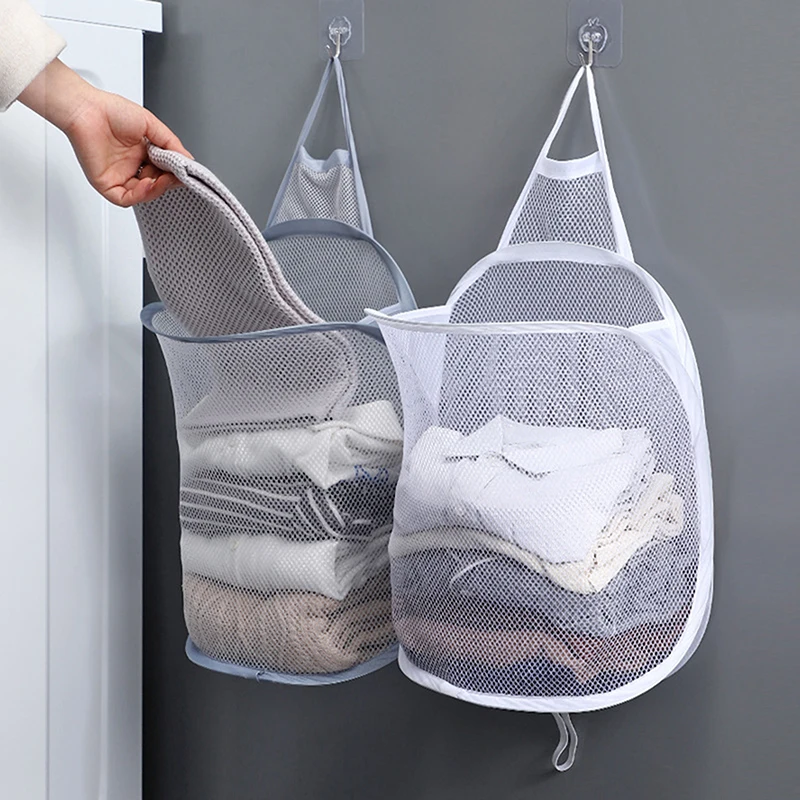 

Portable Foldable Breathable Laundry Basket Wall Mounted Dirty Clothes Basket Bathroom Laundry Hamper Laundry Organizer