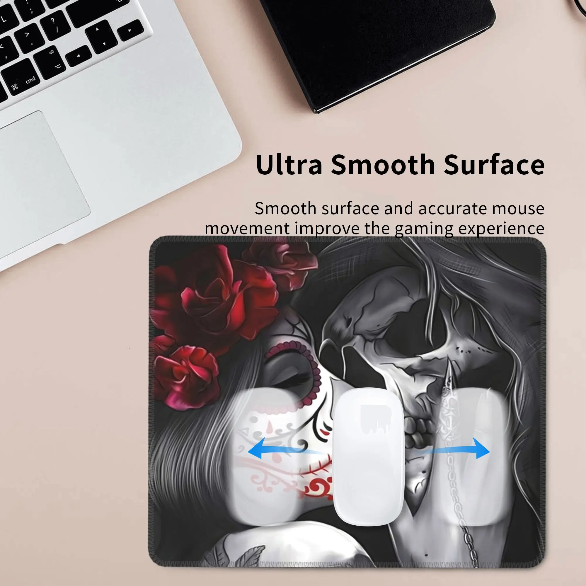 Mexican Catrina Girl Day Of The Dead Sugar Skull Mouse Pad Computer Keyboard Mouse Mat Gamer Laptop Desk Mat Office Table Mats