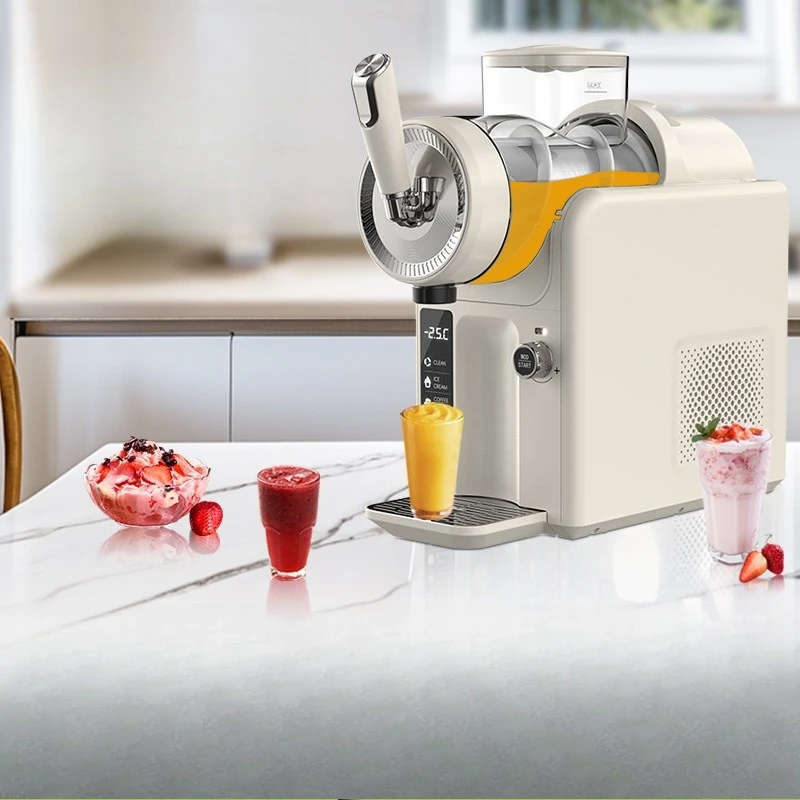 

New Snow Melter Small Household Cold Drink Ice Cream Machine Snow Melt Shake Self-Cleaning Smoothie Slush