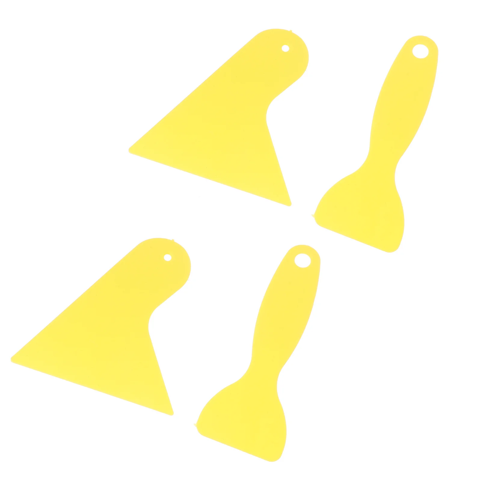 

4 Pcs Plastic Scraper Tools Window Windows Squeegee Tint Car Cleaning Cleaner for Mirror