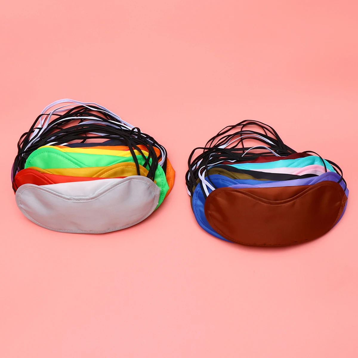 

21 Pcs Sleeping Mask Eye Patch Blindfold Shading Disposable Travel Night Ear Plugs Sleep Aid Elastic Bands Block