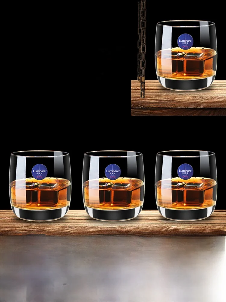 

Luminarc Lead-Free Glass Whiskey Cup Octagonal Design for Home Use And Beer Glasses High-Quality Restaurant Supplies