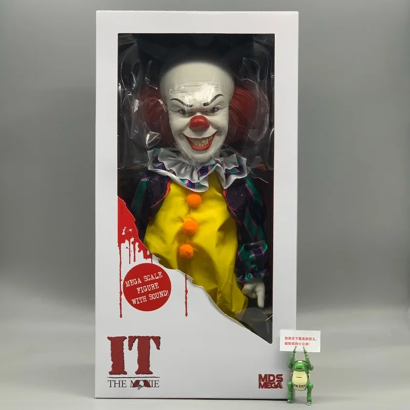 

In stock Mezco Ant 43053 Joker Resurrected 1990 Pennywise 15 inch Vocal Mobile Doll Action Figure Model Toys Gifts