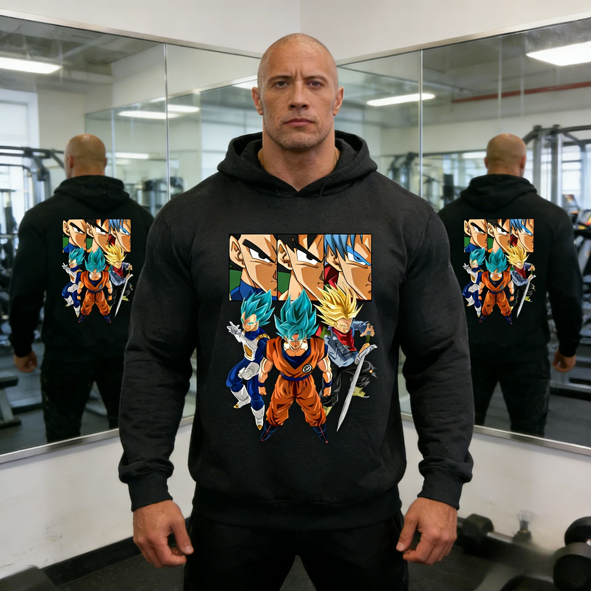 

Летняя футболка 2026 года в стиле ретро Dragon Ball, 100% хлопок, оверсайз, с принтом команды Сайян, для спортзала, для крупных мужчин, ретро-стритвир, унисекс, свободный крой