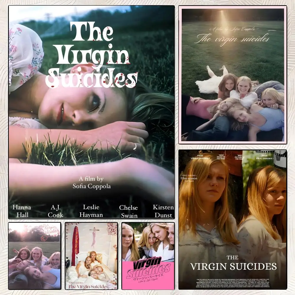 Movie The Virgin Suicides Poster Classic Poster HD Art Sticky Wall Waterproof Home Living Room Bedroom  Aesthetic Decoration