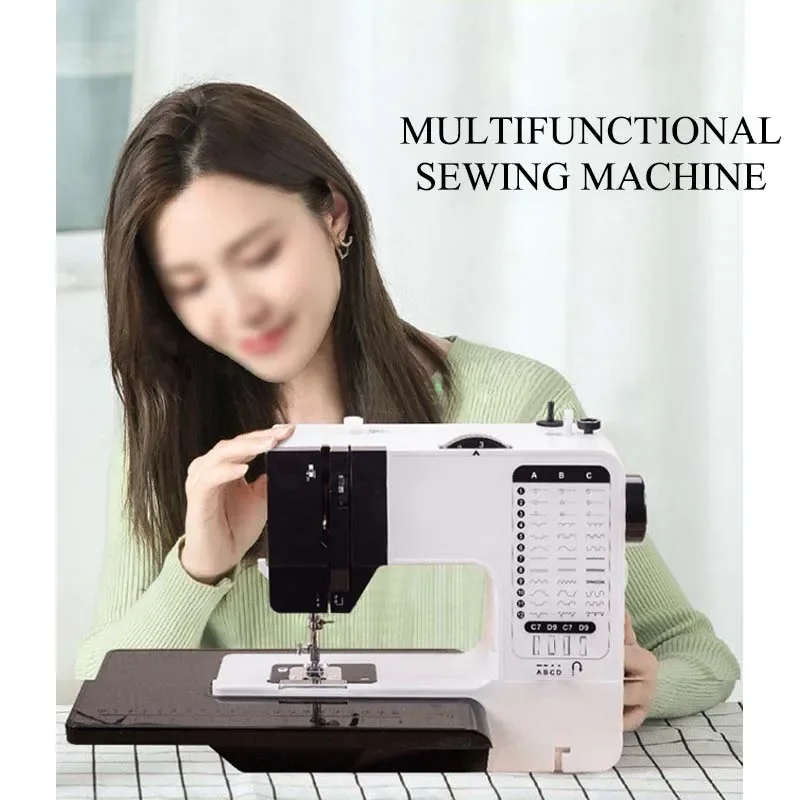 

Mini Convenient Electric Sewing Machine Integrated Multifunctional Household Sewing Machine With Night Light Portable Power Tool