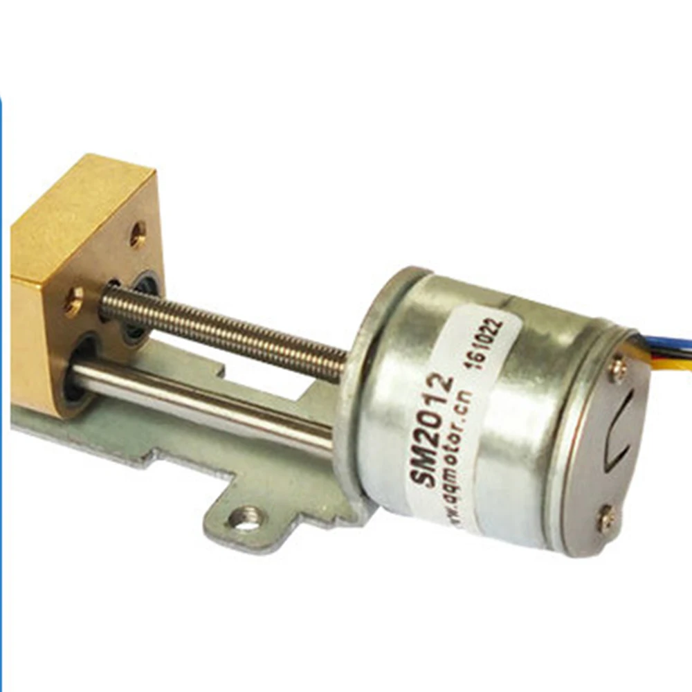 Micro 20mm 2-phase 4-wire High thrust Stepper Motor Long Linear Screw Slider Position Copper Nut DIY  XYZ 3D Laser Printer