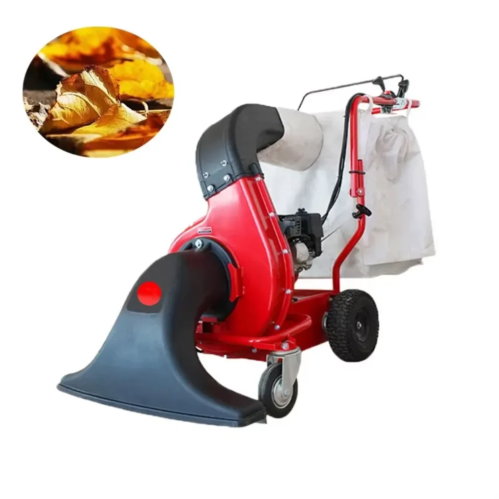 Floor High Suction Cleaning Garden Leaf Collector Vehicle Leaf Crusher